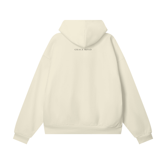 COVERED IN GRACE — Premium Oversized Hoodie - 50% of profits reinvested into purpose.